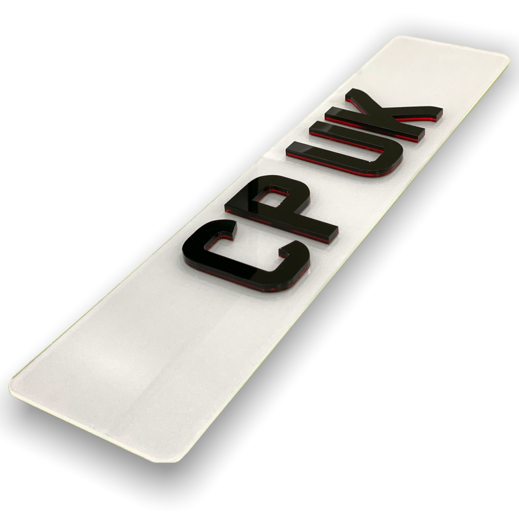 4d Acrylic Numberplates - Custom Plates