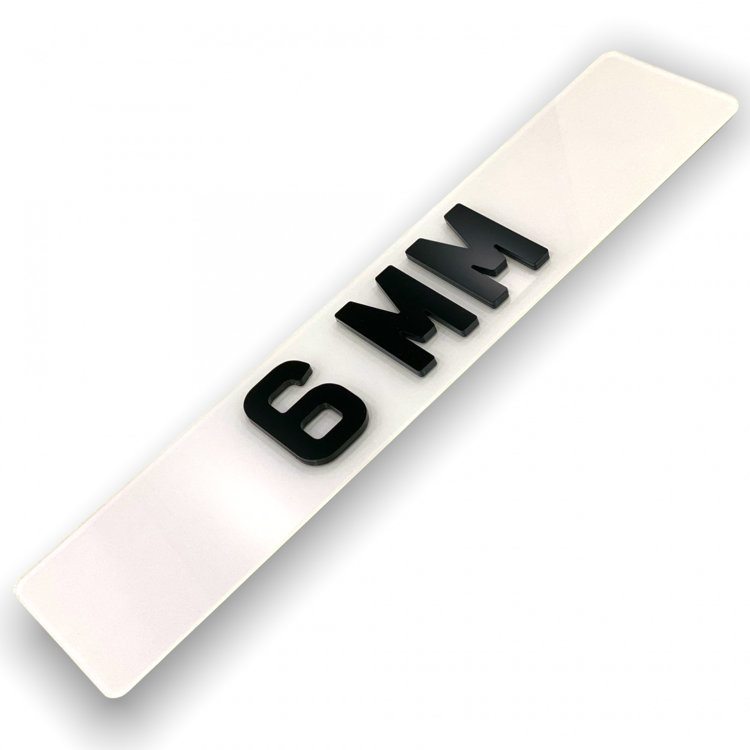 4D Acrylic Numberplates - Custom Plates